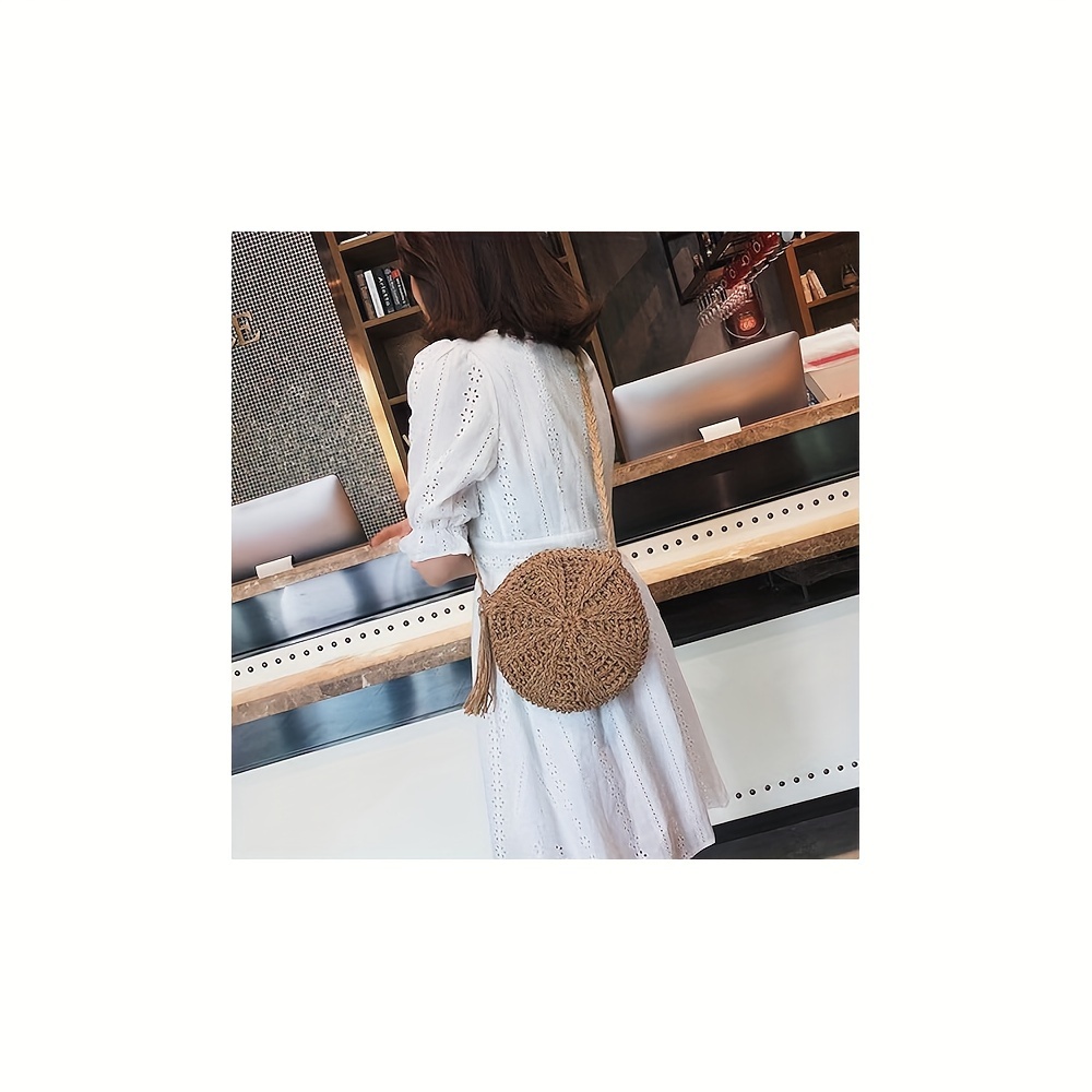 stroh tasche schulter umhängetasche damen handtasche Temu Germany