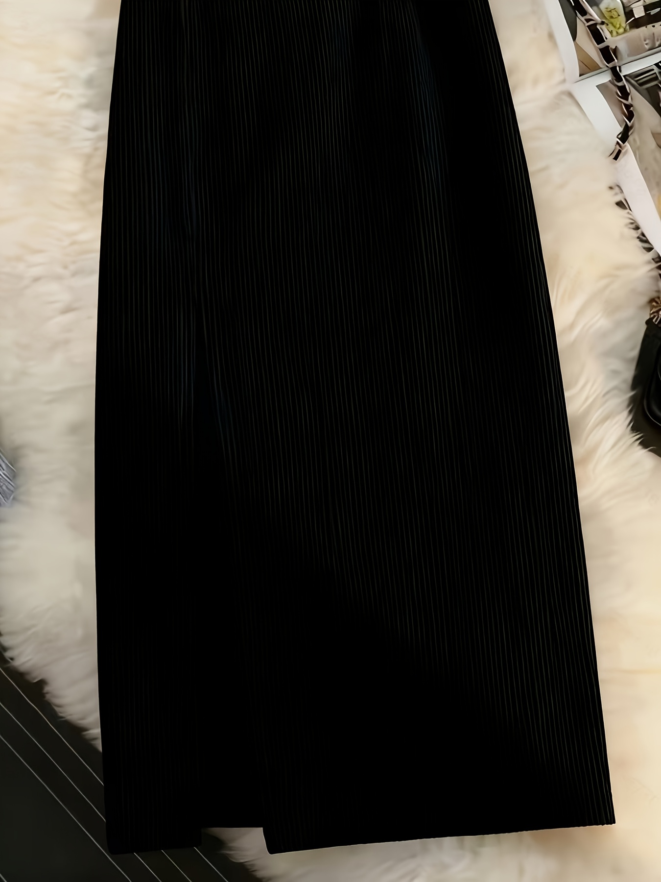 damernas vintage corduroy a linjeformad kjol - Temu Sweden