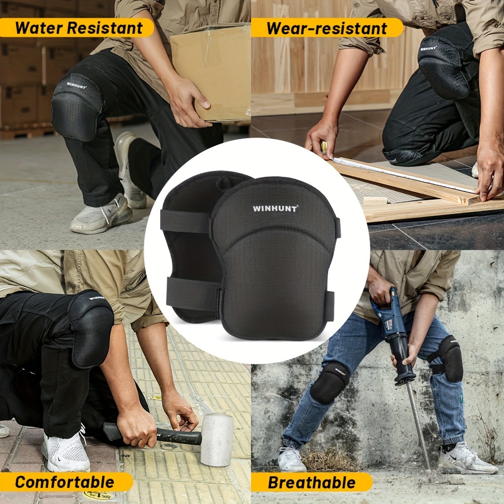 

Foam Knee Pads For Gardening, Cleaning & Construction - , Non-slip Cushion For Floor Scrubbing, House Cleaning, Flooring Kneepads