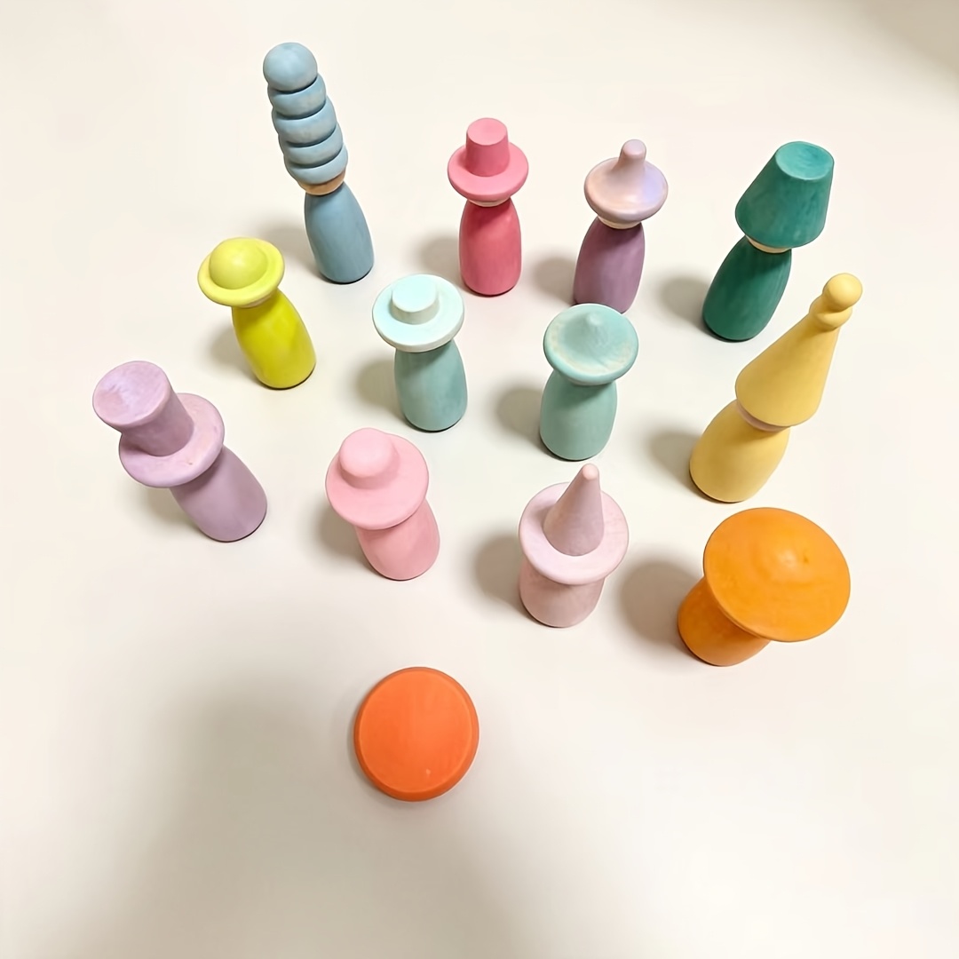 Stackable Doll Building Blocks for Creative Play