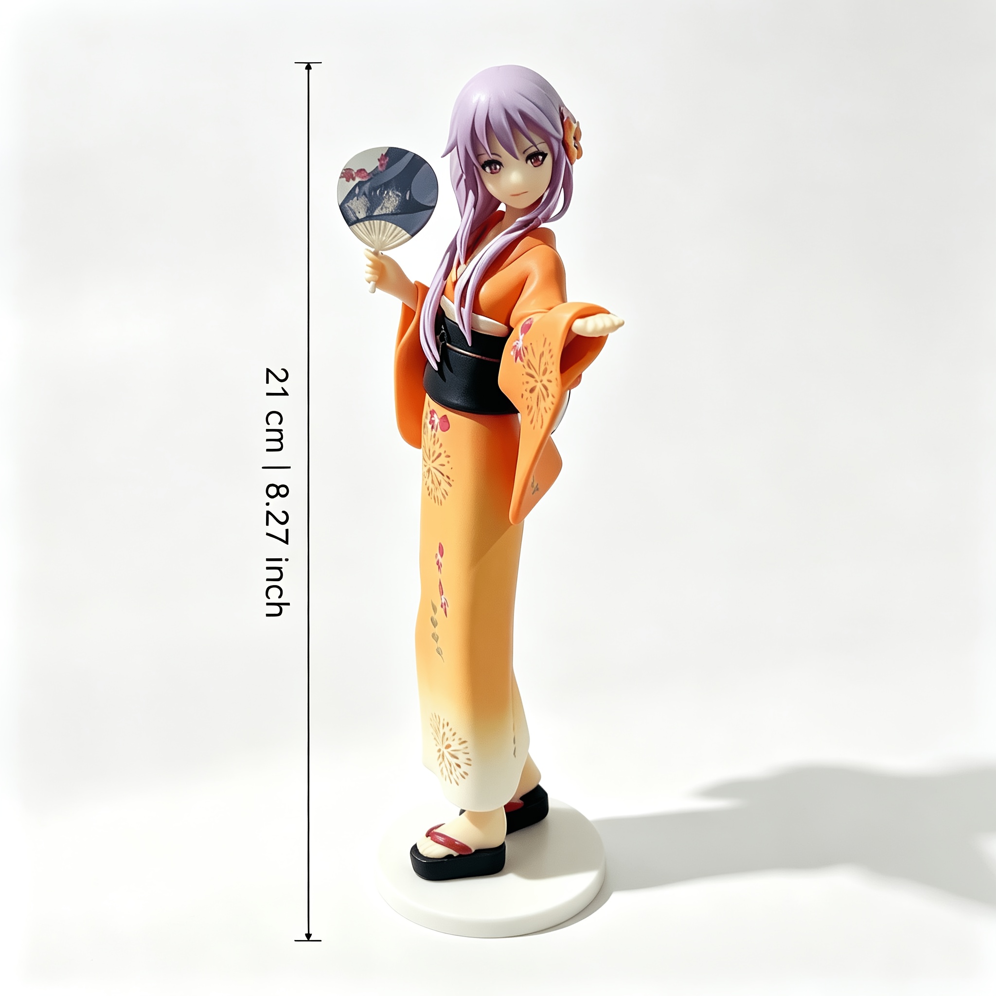 TEMU Figurine de beauté d'anime japonais Version Q - Figurine de d'anime, figurine 2D, ornement , ornement de bureau, cadeau