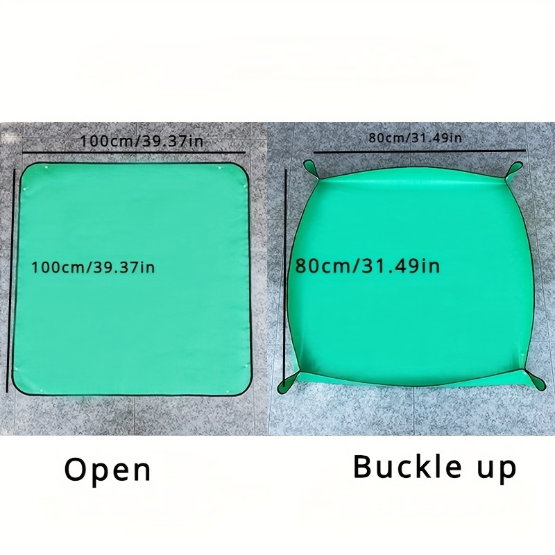 1pc Waterproof Gardening Mat for Succulents, Green Plants, Balcony Repotting & Soil Mixing Tool with Easy-to-Clean Fabric, Foldable Indoor Planting Pad ? Perfect Gift
