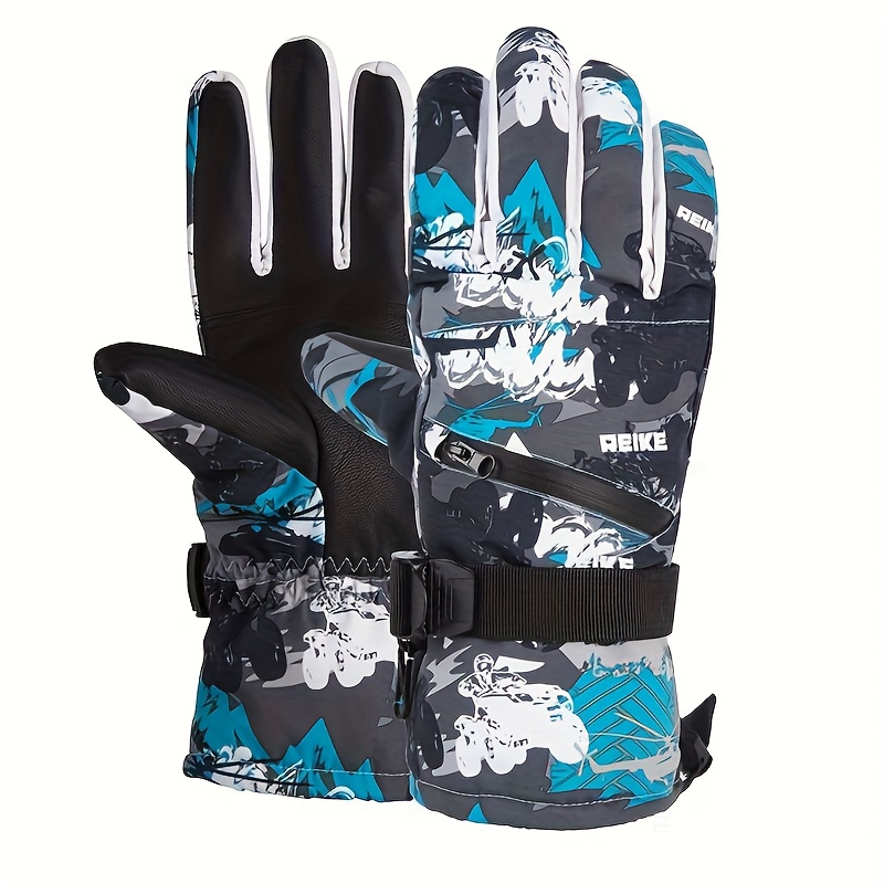 A Pair of Premium Winter Gloves for Men And Women, Designed for Professional Skiing And Outdoor Cycling, Providing Warmth for Winter Biking. These Couple Gloves Make a Great Holiday Gift for Parents, Suitable for Halloween, New Year