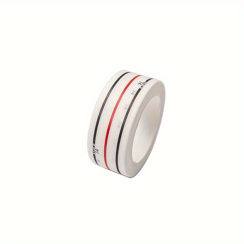 TEMU 1/2pcs White Sewing Guide Tape For Straight & Diagonal Stitching - Precision Measuring Tape With , Paper Sewing Machine Guide Tool For Quilting,