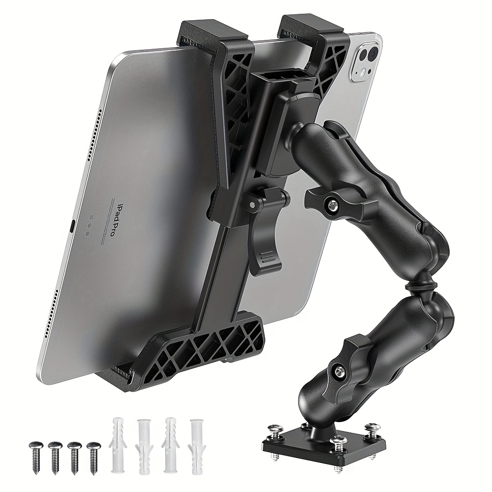 E-shop OHLPRO Heavy Duty Tablet Halterung für LKW - Robuste Bohrmaschinenbasis, Drehbarer Tablet Halter mit 360° Schwenkung, Kompatibel mit 7"-11" iPad
