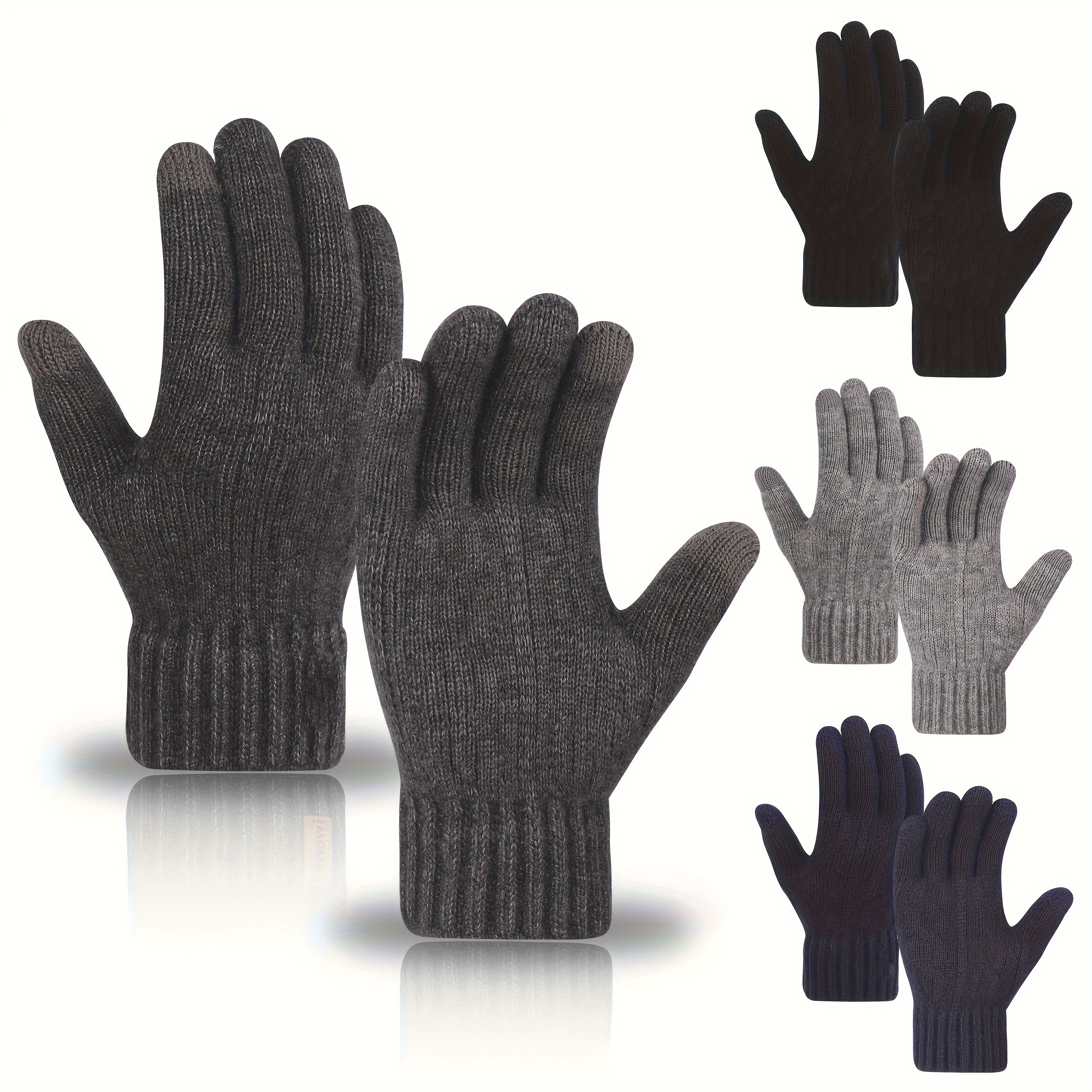 

Cozy Alpaca Wool Touchscreen Gloves, For Winter | Ideal For Office, Travel, Cycling | Gift, Best For Christmas