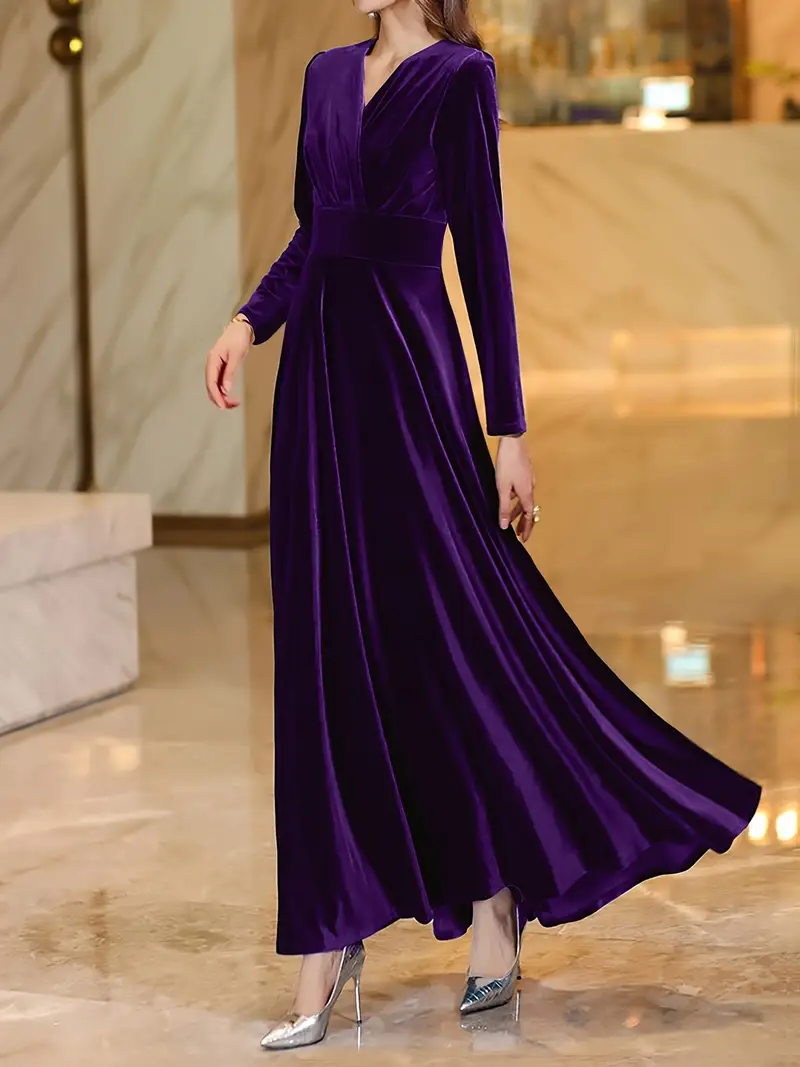 long sleeve formal dress for women office wear long sleeve long dresses for women Modest High Neck Long Sleeve Minimalist Wedding Dress with Long Train EU40