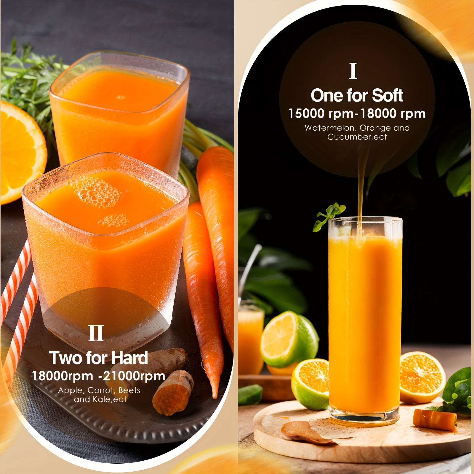 75mm Stainless Steel Juicer with 2-Speed Adjustable Settings, 800W High-Power Whole Fruit And Vegetable Juicer Machine with Anti-Drip Spout, Juice Booklet, And Brush for Easy Cleaning, Kitchen Appliance, Modern Kitchenware, Durable Construction