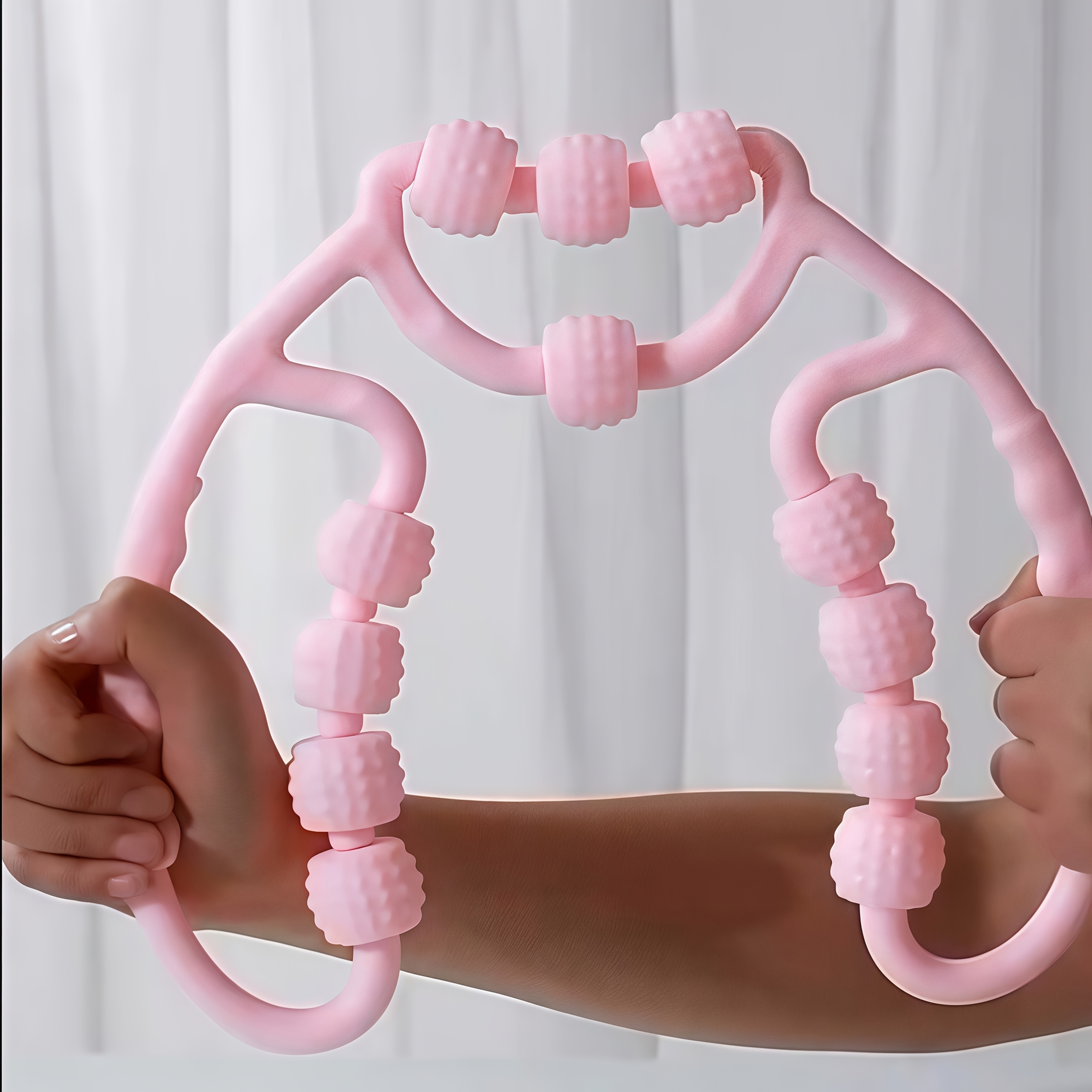 multi wheel leg massager fitness relaxer leg massage roller calf clamp wrap around massager full body use good for sculpting weight up to 220 lbs Product details 5