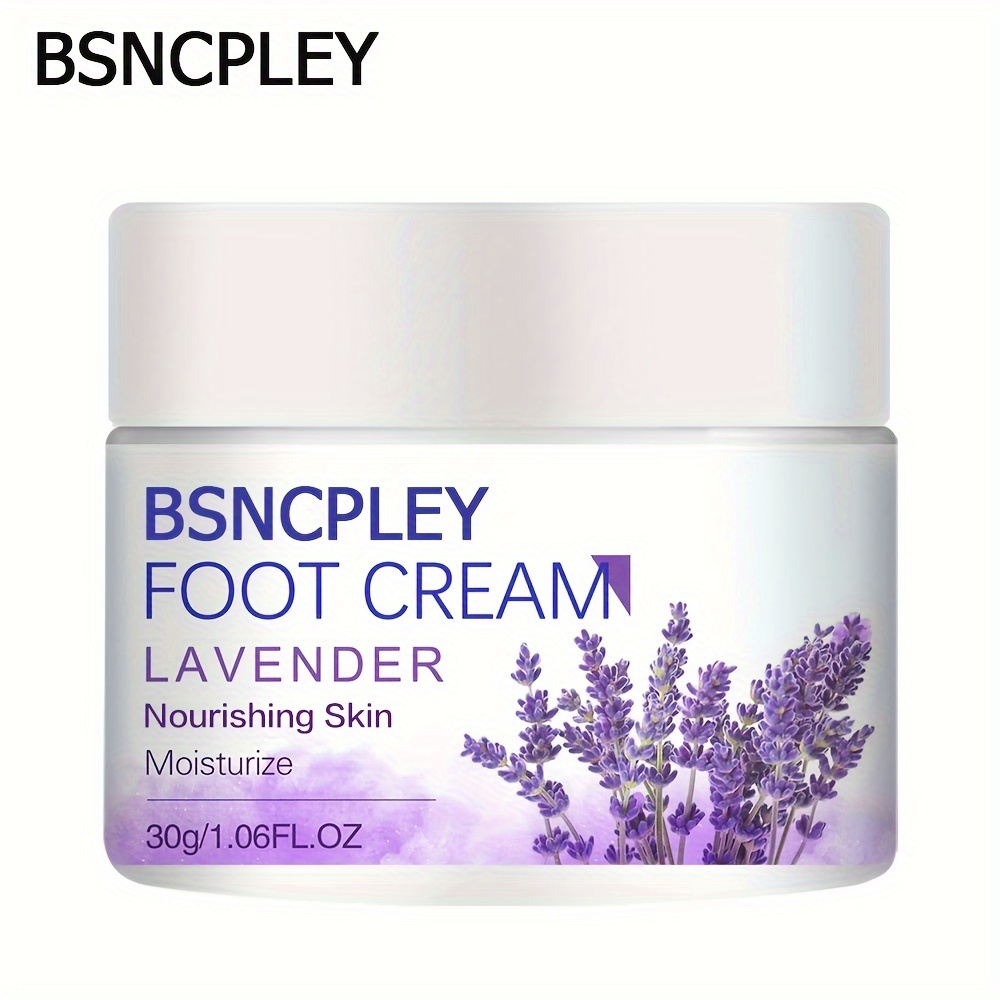 

30g Lavender Foot Cream, Deeply Nourishing Feet, Suitable For All Skin Types, Make Your Feet Soft And Smooth Prevent Skin From Cracking Plant Squalane