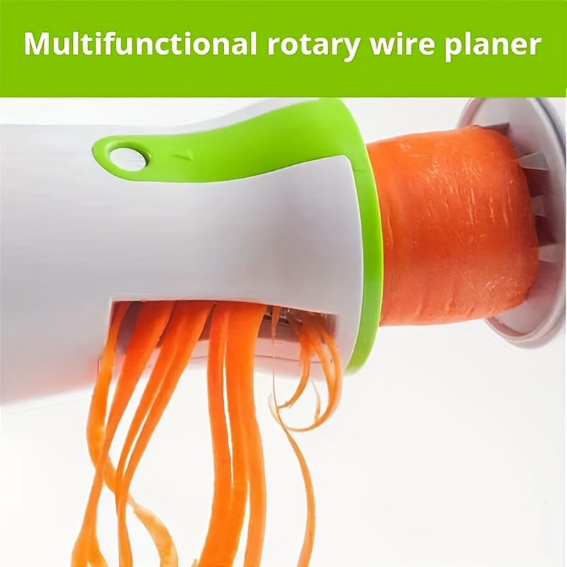 

Versatile Manual Vegetable Spiralizer - Stainless Steel Blades, Perfect For Zucchini & Potatoes, Ideal Kitchen Gadget For Healthy Meals