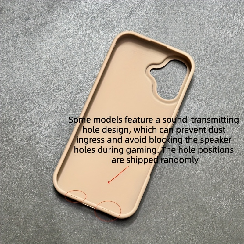 phone case a easy solid color suede phone case compatible - Temu