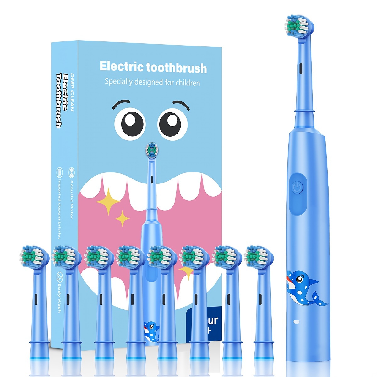 Image of Smart Electric Toothbrush With 3 Cleaning , Automatic Deep Cleaning, Rechargeable Soft Bristles, Cleaner