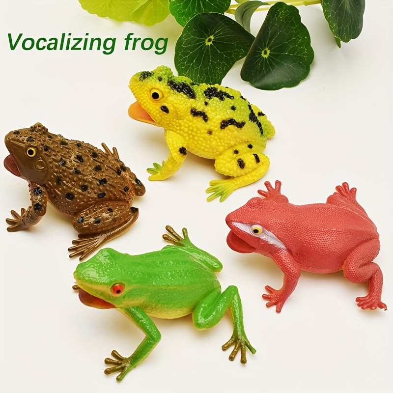 Simulation Frog Prank Toy Trp Frog Squishy Stress - Temu