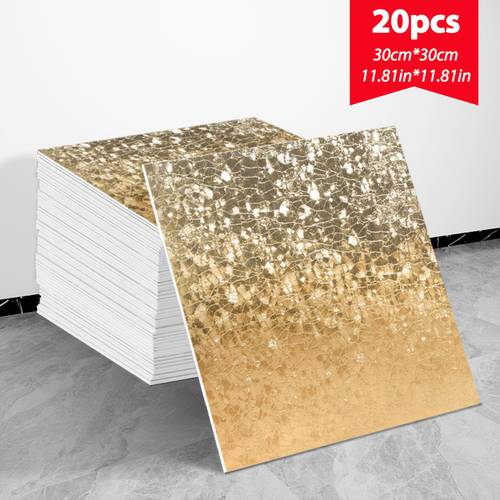 peel and stick tile metal like sheet self wall tiles aluminum mosaic sticker for kitchen 11 33 x11 92 per of 20pcs shining silvery