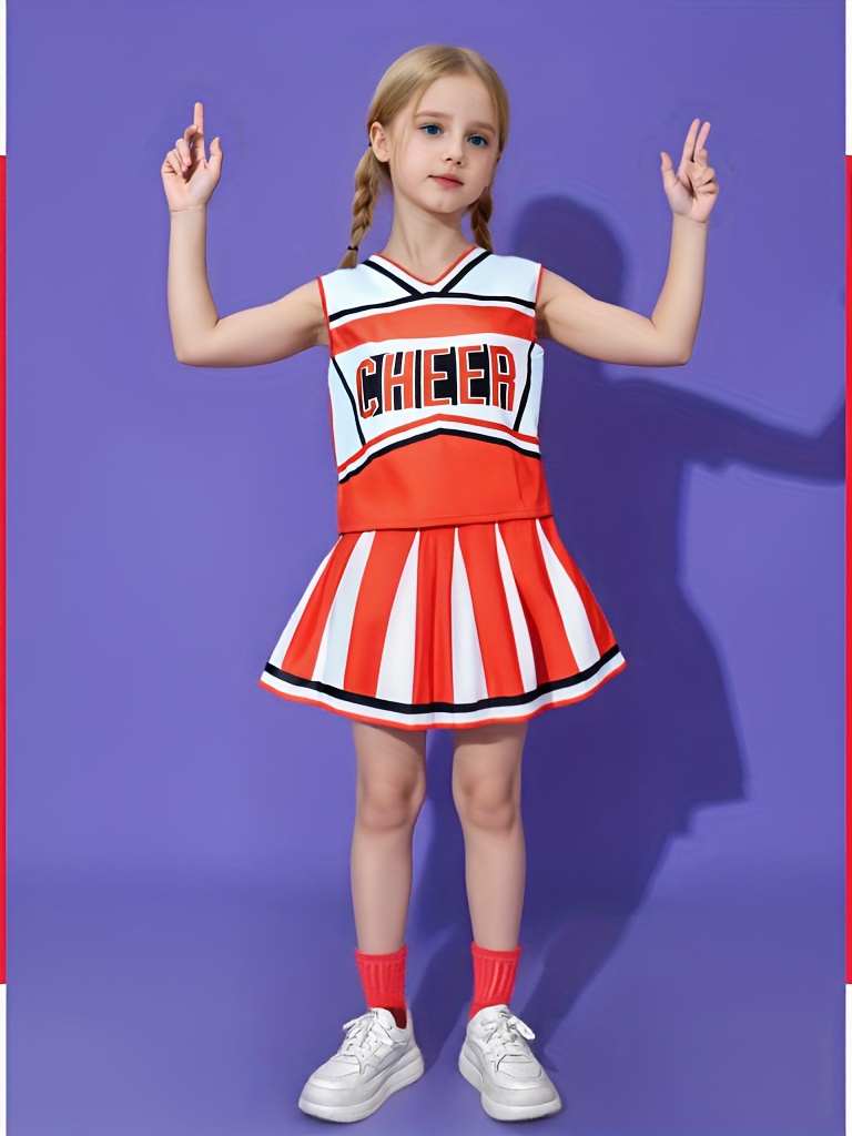 completo cheerleader bambini pom pom attività Temu Italy