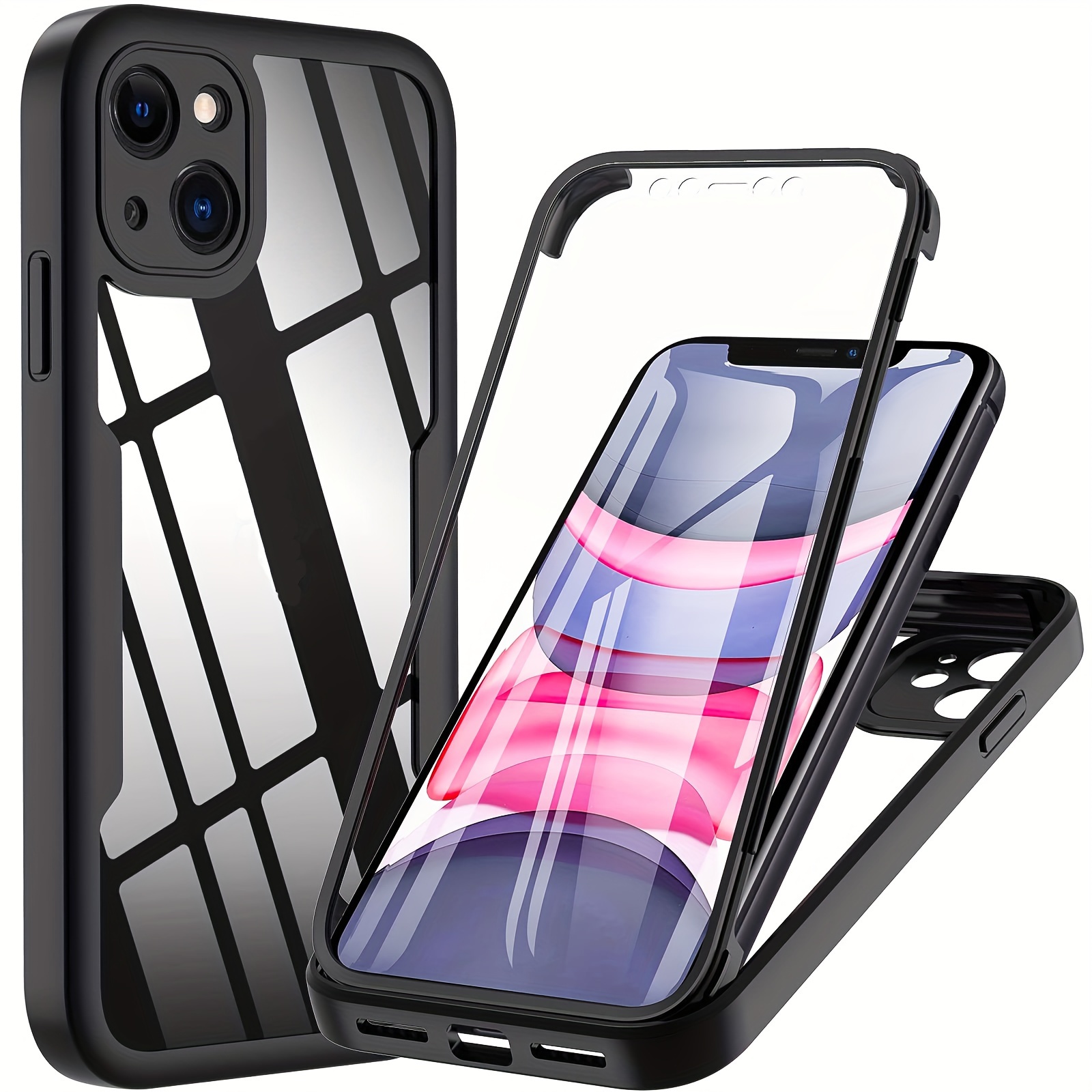 Case IPhone 11 Pro max Funda 360 Protector de Cubierta Total