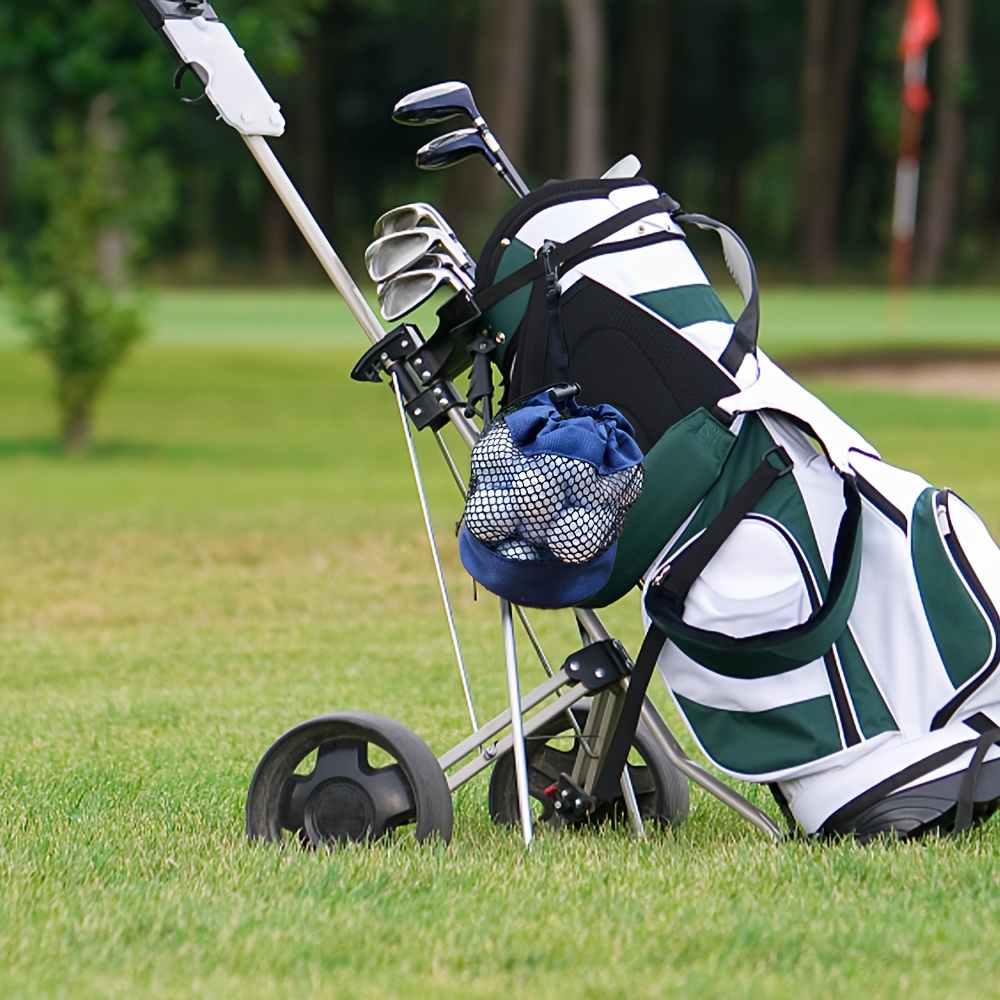 Drawstring Mouth Golf Ball Storage Net Bag
