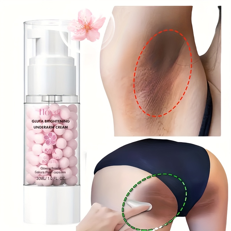 can glutathione lighten dark inner thighs Sakura Underarm Cream * Cream, Enriched with Sakura Pearl Extract. Hydrates  for A * * Tone. Ideal for Use on Joints, Elbows, Underarms, Knees, Inner  Thighs, And More