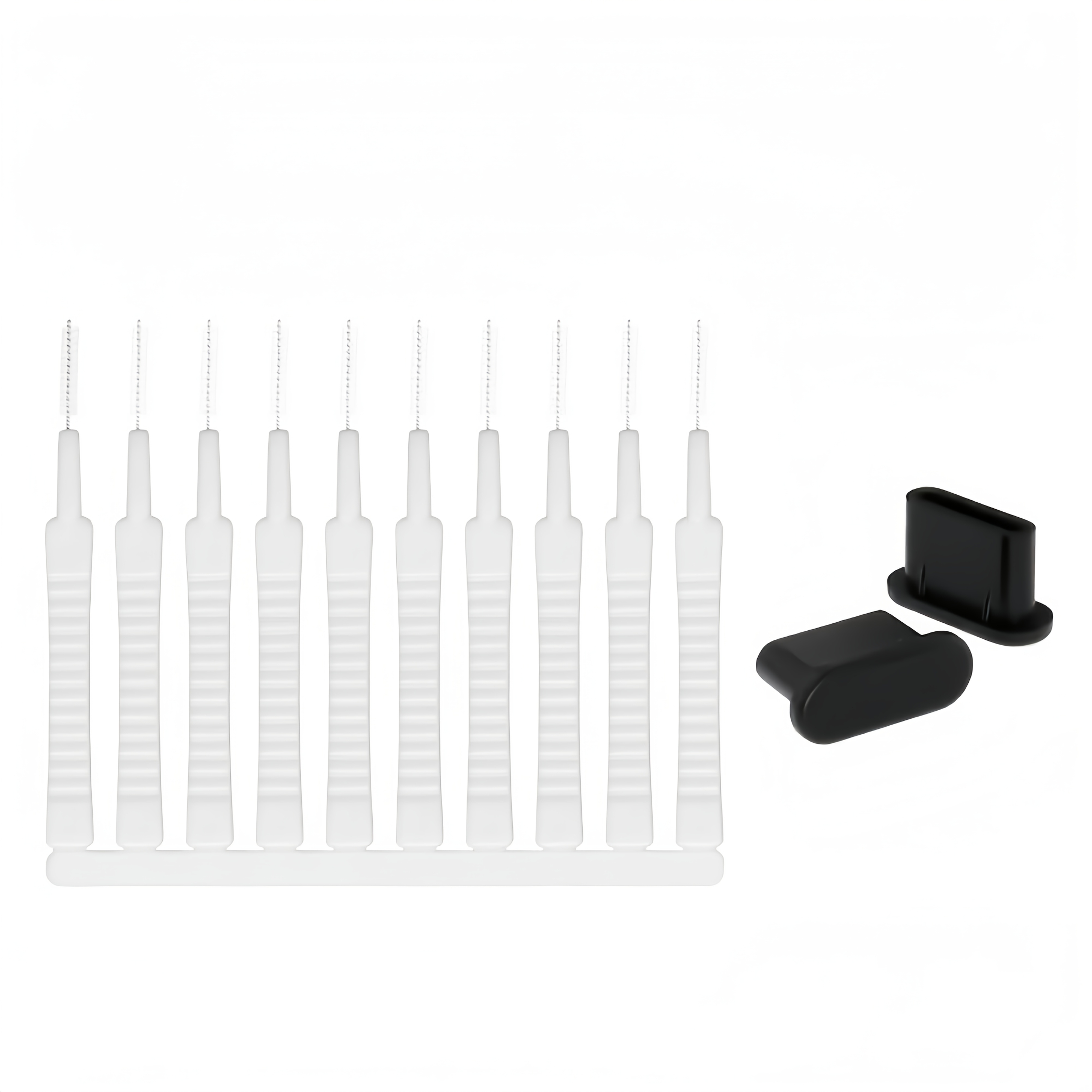 TEMU Ensemble d'outils de nettoyage mini multifonctionnels 12pcs/Set - Convient pour port de charge, haut-parleur, téléphone portable et pommeau de