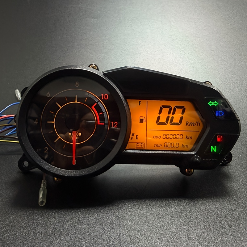 original moto digital lcd tachometer speedometer odometer motorcycle meter display dashboard instrument cluster for   pulsar 135   135   ns125fi replacement motorcycle parts accessories