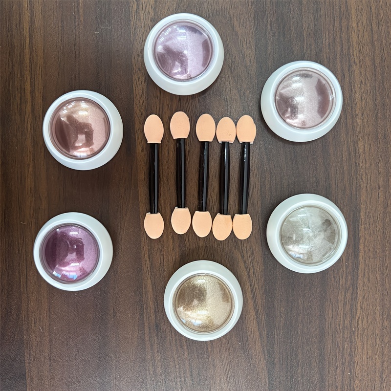 6 powder chrome nail powder set holographic glitter nail chrome powder for nails art diy decoration details 3