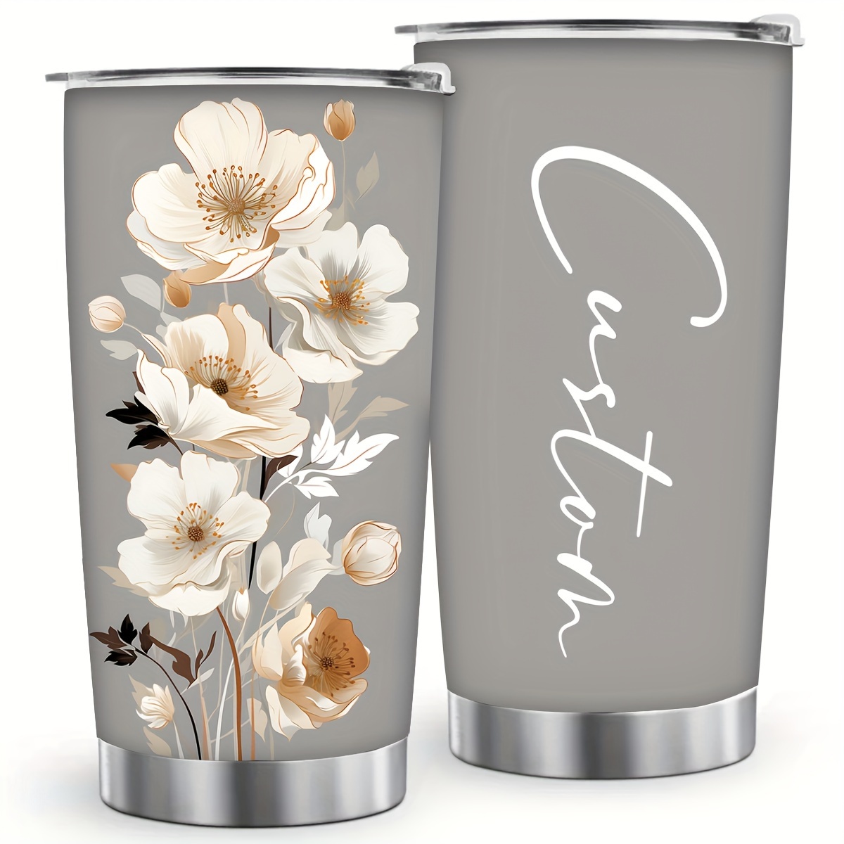 

[customization]1pc, Insulated Travel 20oz Stainless Steel Tumbler Cup With Lid, Tumbler Cup, Custom Personalised Party Cup