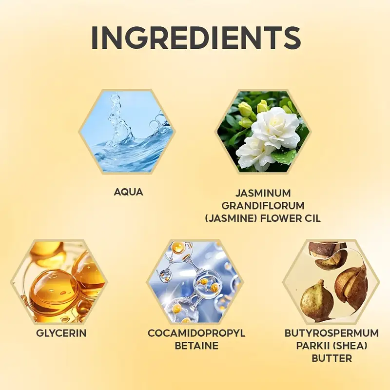 vaireline jasmine scented shower gel 100ml rich foam gentle formula with shea butter glycerin moisturizing alcohol skin types moisturizing gel pump dispenser shea butter formula details 2