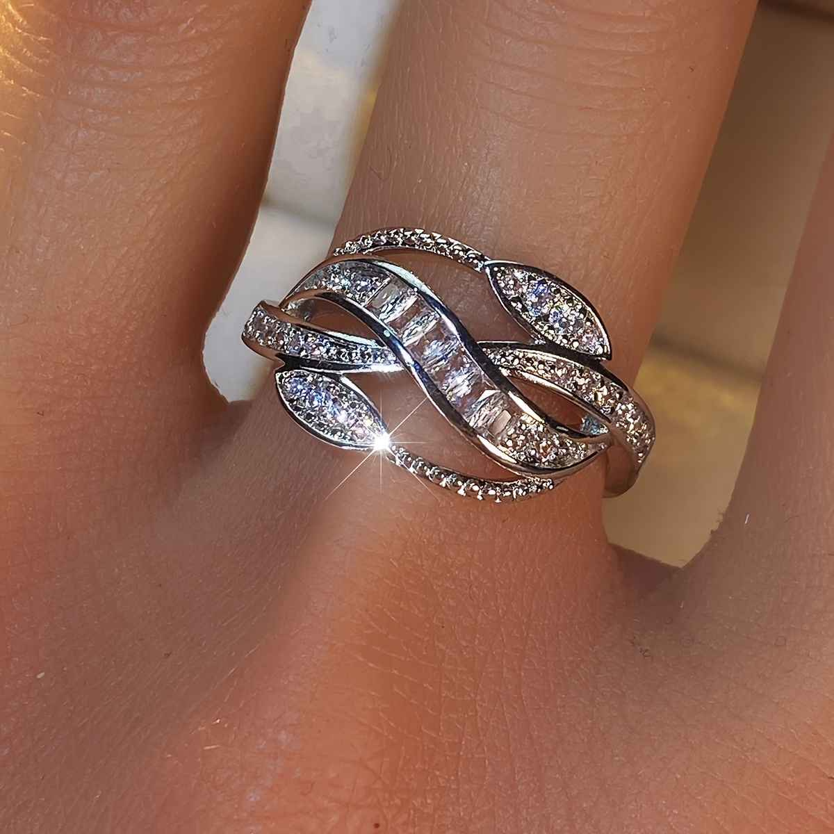 Stylish Heavy Duty Cross Ring for Women