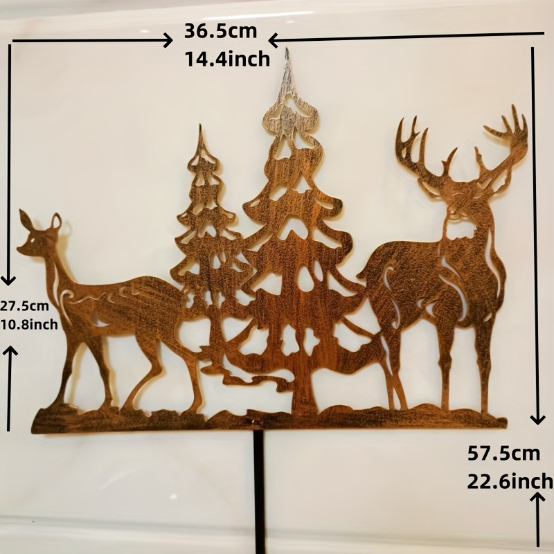 Outdoor Garden Courtyard Decorative Christmas Reindeer Animal Ornament