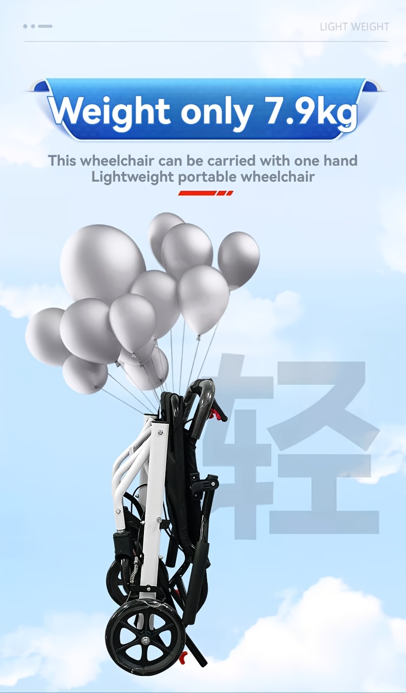 Ultra Lightweight And Durable Carbon Steel Classic Driving Assistance, with Comfortable Seats And Storage Shelves, Easy to Fold Design, Convenient to Carry And Can Be Used On Airplanes