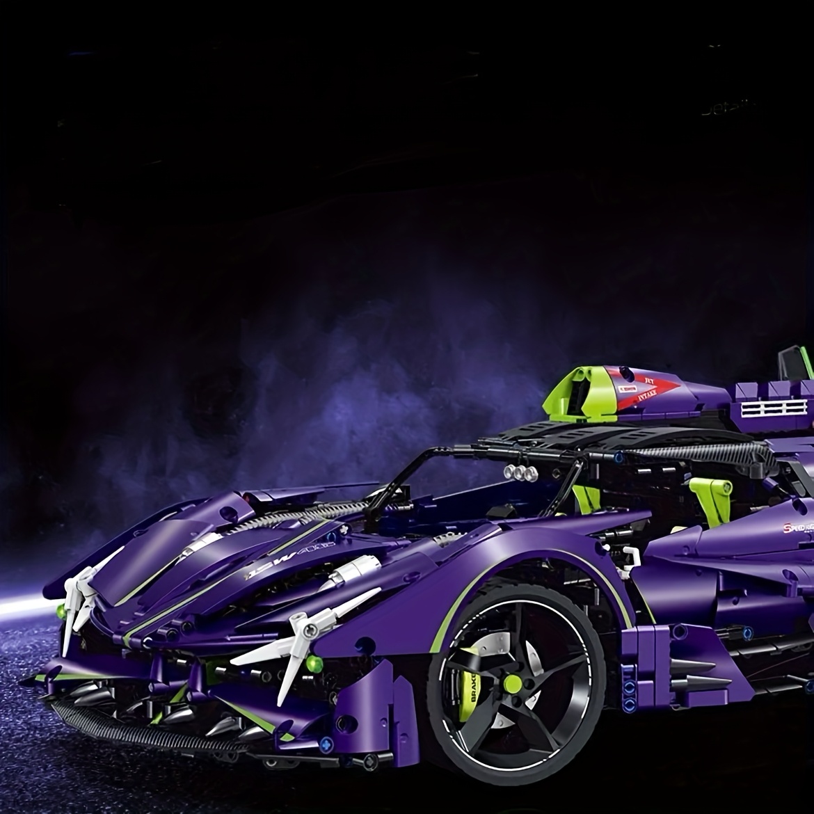 JMBricklayer Sports Car Building Block Set, Creative Supercar Adult Collectible Car Model, 1:8 Scale Classic Race Car Construction Toys, Toy Gifts For Teens Adults And Block Collectors (2183pcs)