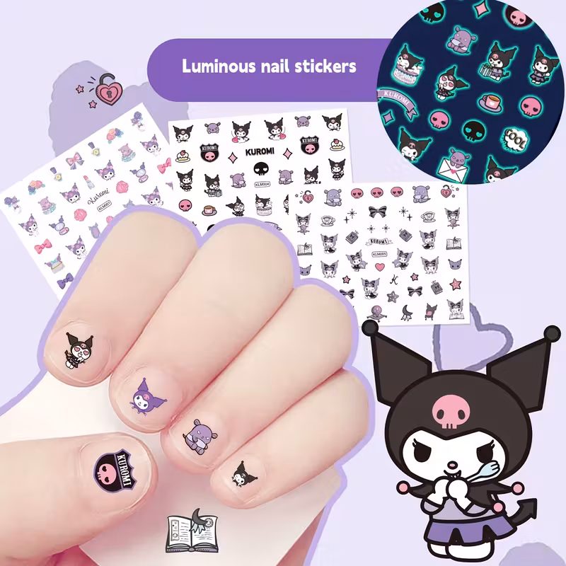 5 Sanrio Anime Nail Stickers