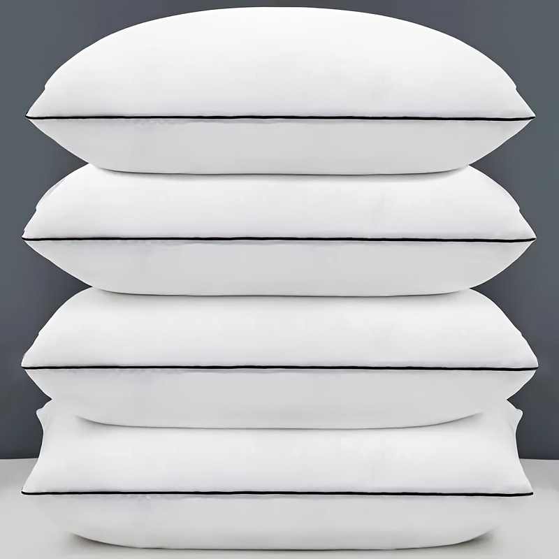 4pcs extra large bed pillows plush - Temu