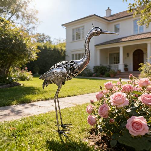 estatua de de 60 cm para jardín exterior, ideal para patio, y césped. escultura de ave para interior/exterior, regalo de fiestas, para múltiples , para y verano