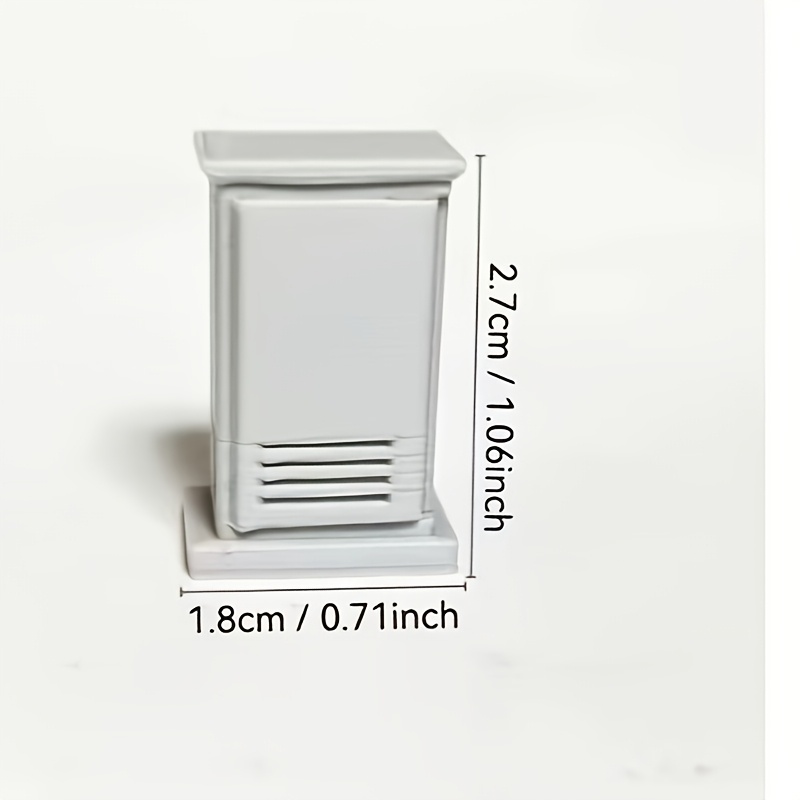 3pcs Set of Miniature Distribution Box Models for DIY Sand Table