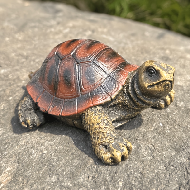 Cozy Turtle Animal Ornament, A Perfect Resin Figurine For A Homely Atmosphere, Ideal For