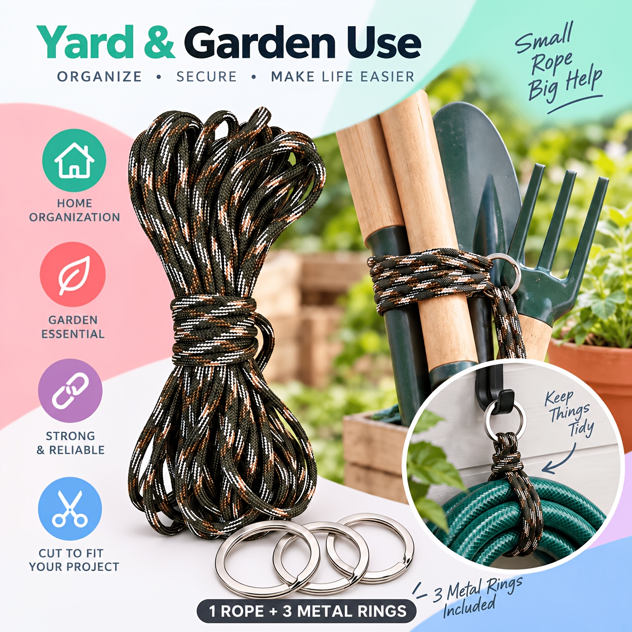 Slinging Rope Set with Military Green Sling Rope