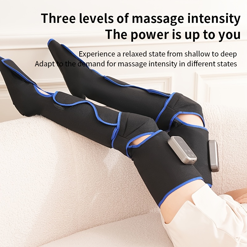 Wireless Charging Full Leg Massager – Features a Large Display, Soft Fabric, And Breathable Design, Suitable for Calves, Thighs, Knees, Ankles, And Soles – a Perfect Gift for Both Men And Women.