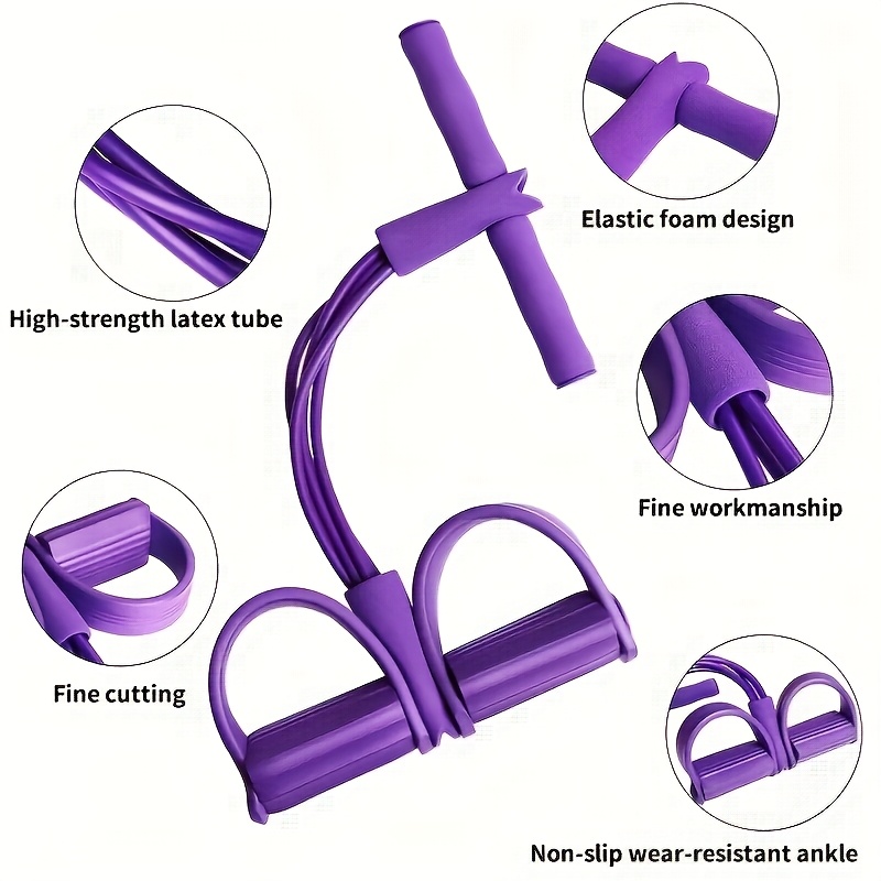 8-Shaped Pull-Up Bar with Foot Pedals