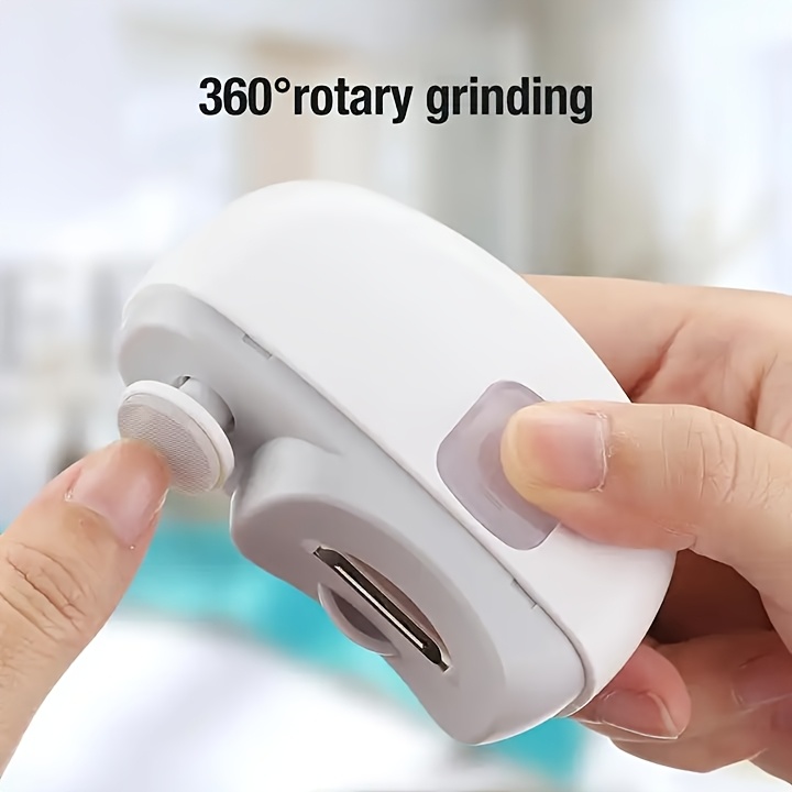 electric nail clipper usb rechargeable 400mah lithium polymer battery suitable for nail art shaping polishing and trimming perfect gift for   Product details 3
