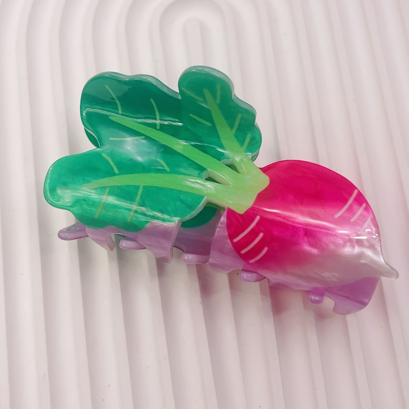 1pc Of Fun, Personalized, Creative Vegetable Shark Clip, Easter Outing, High-quality, Fashionable, Versatile, Cute, Accessory, New Gift For Character Grab Clip