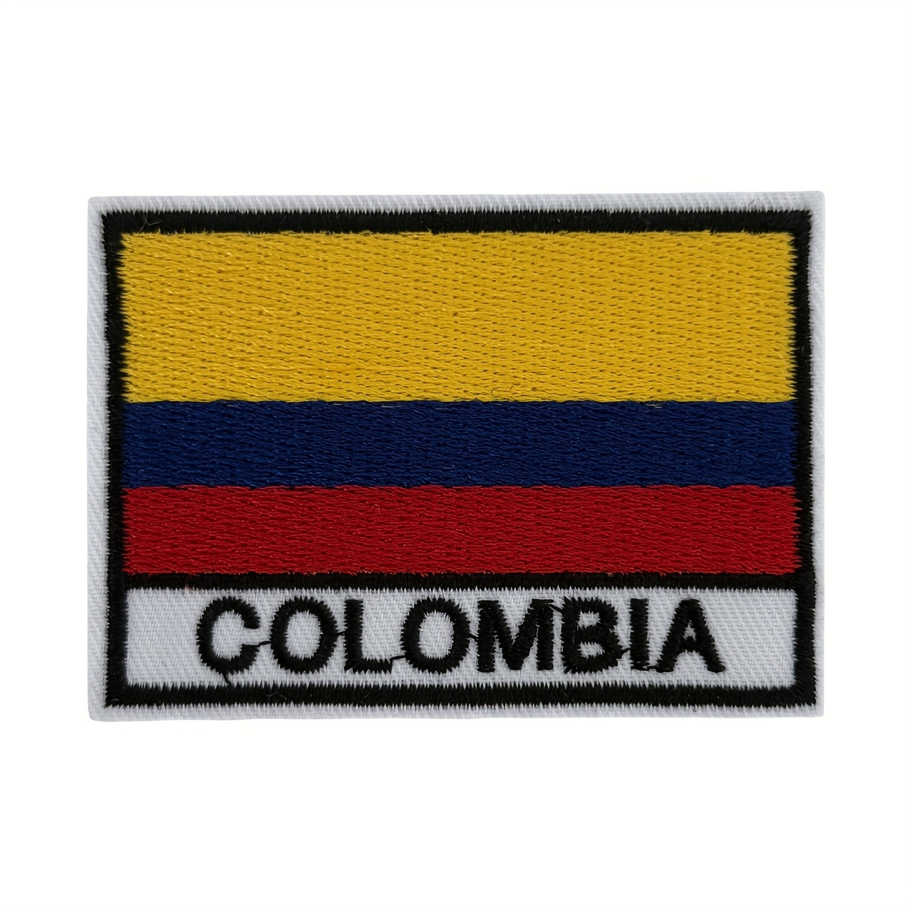 TEMU 1pc Colombian And Venezuelan Sewing Cloth Patches, For Clothing Hat Bag Packaging Ornaments