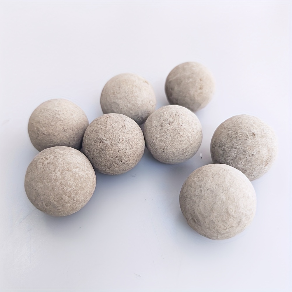 Image of 8-pack 7/8 Inch Clay Water -rich Conditioner Balls For Aquarium Shrimp , Enhance Shedding & Vitality, Cool Decorative Aquatic Accessories