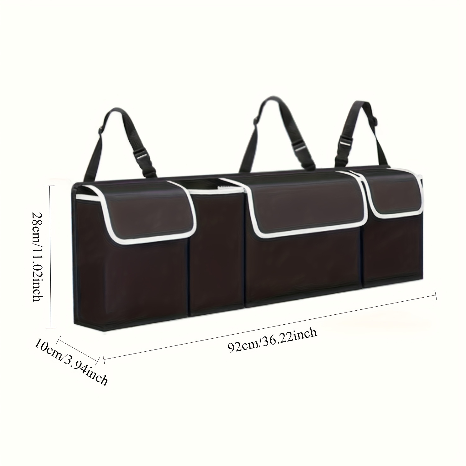 TEMU Adjustable Car Trunk Storage Bag, Rear Multi-functional Car Storage Bag, Folding, , Suitable For Outdoor Driving Travel