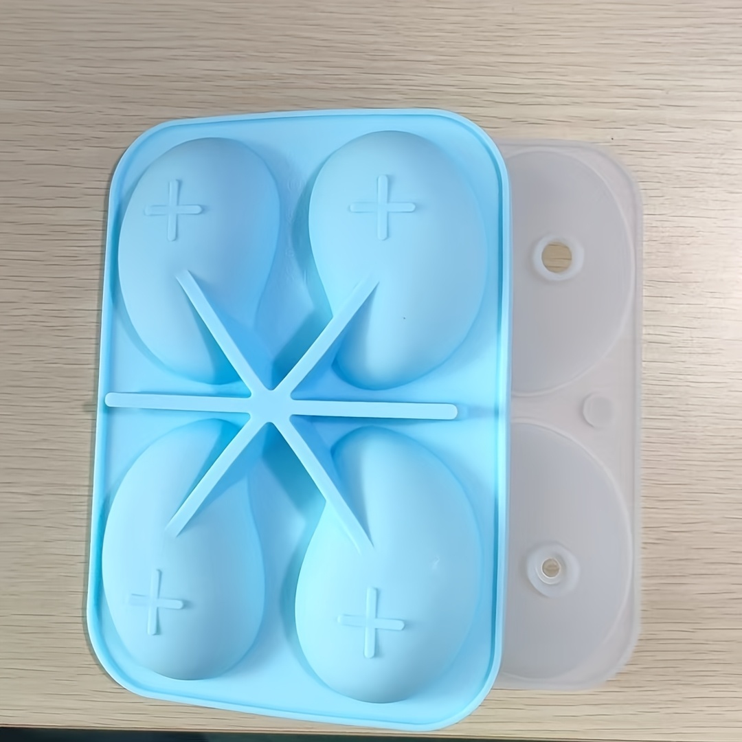 TEMU 3d Mango-shaped Silicone Mold - Levels, And Options With Lace Decoration