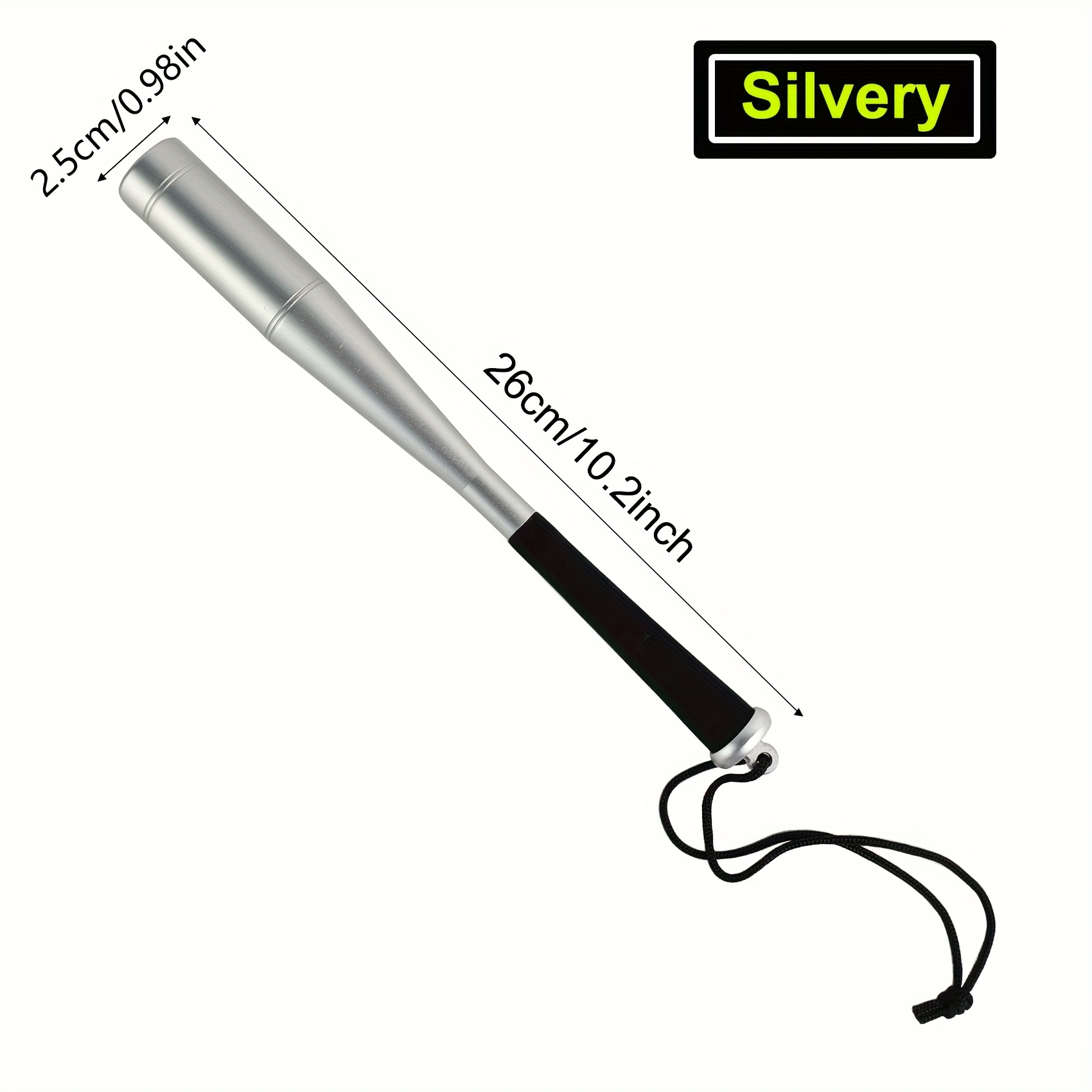 TEMU Sturdy Fishing Hammer - Durable, Lightweight, Heavy-duty Knock Fish Bat For Effortless Catching, Machine-cut Precision Aluminum Alloy Fishing