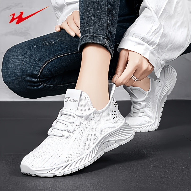 Unisex Wide Toe Box Mesh Slip-On Athletic Shoes