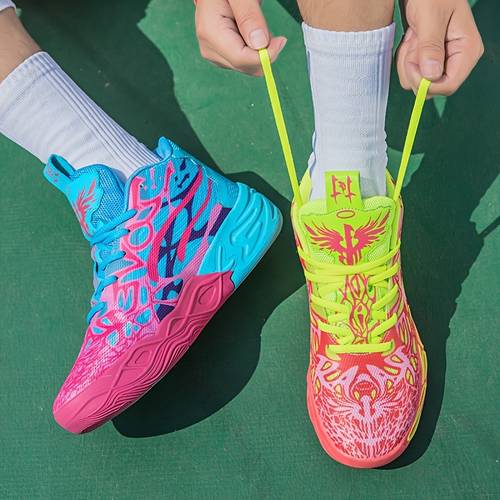 fashionable high quality basketball shoes with rubber soles sneakers trendy running shoes
