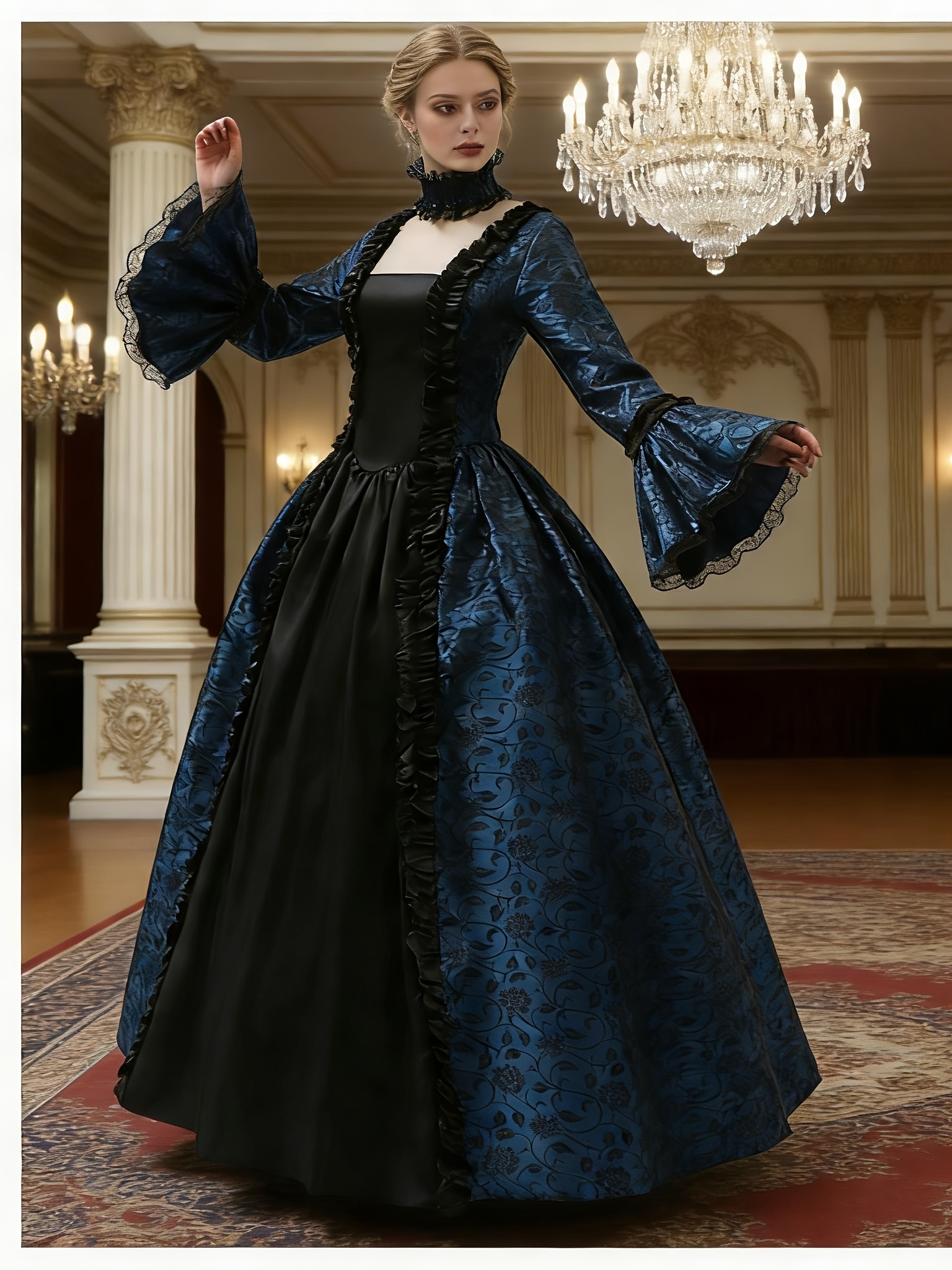womens victorian dress sold on Temu United States
